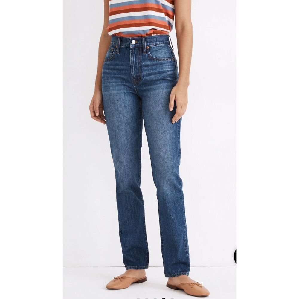 Madewell Perfect vintage full-length jeans high rise straight leg‎ women 26